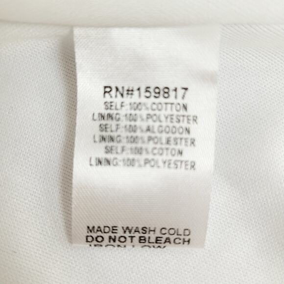 NWT Altar'd State Cotton Ruffled Tiered Mini Dress Size L White Boho Chic Flowy - Picture 12 of 14